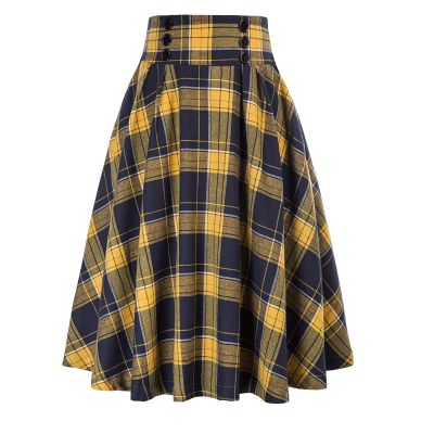 NREALY New Women's High Waist Pleated A Line Long Skirt Front Slit Belted Maxi Skirt