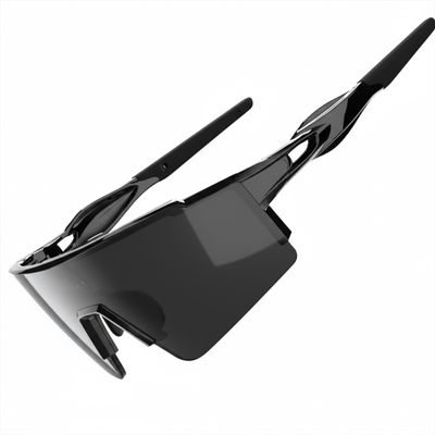 ATTCL Bike Sunglasses, Cycling glasses,Polarized Bicycle Sunglasses for Women and Men, UV Protection XQ550 Black