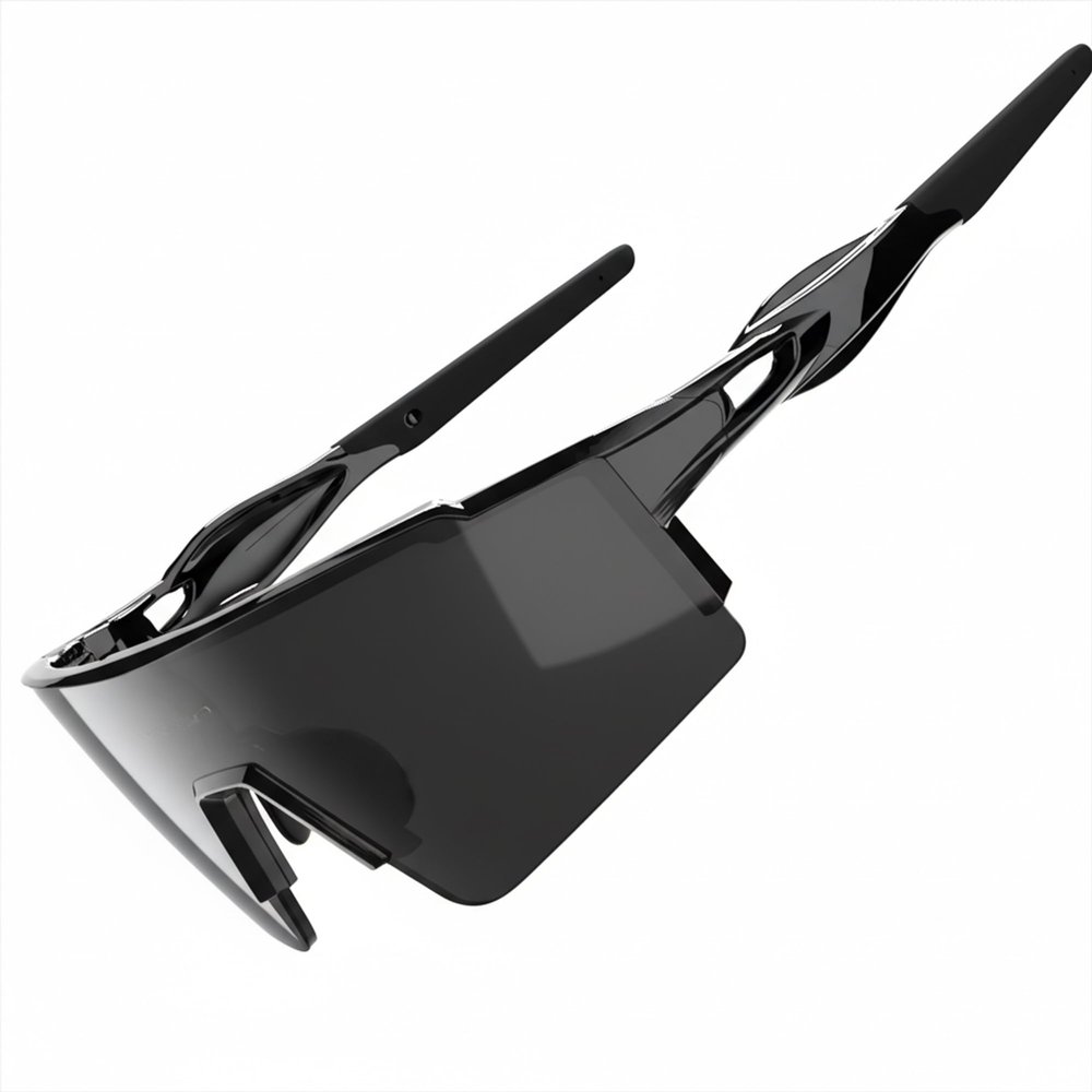 ATTCL Bike Sunglasses, Cycling glasses,Polarized Bicycle Sunglasses for Women and Men, UV Protection XQ550 Black