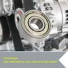 Aopin 606ZZ Skateboards Bearings Ball Bearings 0.23 x OD 0.67 Inch Double Metal Sealed Miniature, Applicable for Skateboards, 3D Printer Inline Skates Roller Skates Longboards Scooters, 8 Pcs view 3