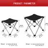 Daoyuan Outdoor Portable Folding Chairs Camping Ultralight Aluminum Collapsible Small Step Slacker Stool for Fishing Camp Traveling Hiking Beach Garden BBQ Lightwight Waterproof Stool view 2