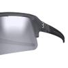 BBB Cycling, Sports Glasses, Biking Glasses, Cycling Glasses for Men and Women, UV Protection, 3 Interchangeable Lenses, Unbreakable, Fuse, Transparent Gray view 1