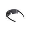 BBB Cycling, Sports Glasses, Biking Glasses, Cycling Glasses for Men and Women, UV Protection, 3 Interchangeable Lenses, Unbreakable, Fuse, Transparent Gray view 2