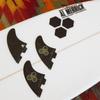 FCS 2 CI PC Tri-Fin Set Black M view 2