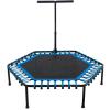 TXTC Silent Mini Fitness Trampoline, Rebounder Trampoline Small Trampoline for Indoor Fitness, The Best Choice for Aerobic Exercise,Max Limit 220 Lbs (Color : Blue) view 1