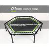 TXTC Silent Mini Fitness Trampoline, Rebounder Trampoline Small Trampoline for Indoor Fitness, The Best Choice for Aerobic Exercise,Max Limit 220 Lbs (Color : Blue) view 3