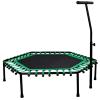 TXTC Silent Mini Fitness Trampoline, Rebounder Trampoline Small Trampoline for Indoor Fitness, The Best Choice for Aerobic Exercise,Max Limit 220 Lbs (Color : Green) view 1