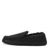 Lamo Footwear Men's Harrison Wool Slippers Moc Toe Black 9 D view 4