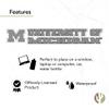 Desert Cactus University of Michigan Sticker Wolverines Go Blue Hail Name Logo Vinyl Decal Laptop Water Bottle Car Scrapbook (8 Inch Sticker) view 4