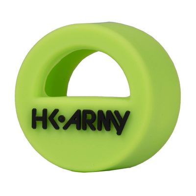 HK Army Paintball, Neon Green w/ Black Logo Micro Gauge Cover (Neon Green w/Black Logo)