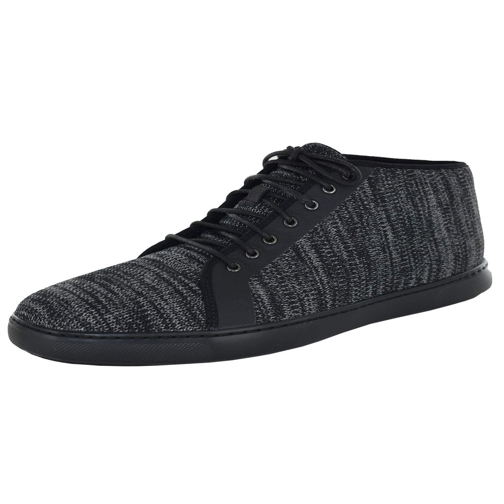 FitFlop Mens Andor High Top Sneaker Shoes, Black, US 8