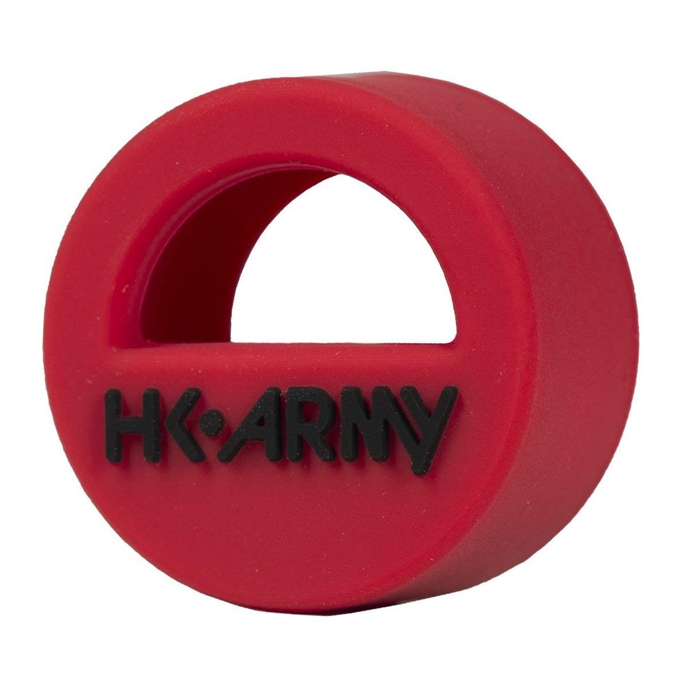 HK Army Paintball Micro Gauge Cover (Red wBlack Logo)