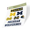 Desert Cactus University of Michigan Sticker Wolverines UM U of M Sticker Vinyl Decals Laptop Water Bottle Car Scrapbook Sheet T2 (Type 2) view 3
