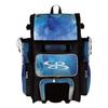 Boombah Superpack Hybrid Rolling Bat Bag - Solace Bat Pack White/Black/Cyan - Wheeled & Backpack Version view 1