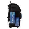 Boombah Superpack Hybrid Rolling Bat Bag - Solace Bat Pack White/Black/Cyan - Wheeled & Backpack Version view 2