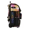 Boombah Superpack Hybrid Rolling Bat Bag - Rainbow Splatter Bat Pack Multicolor - Wheeled & Backpack Version view 2