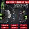 LUMEFIT Running Lights for Runners with Yellow Reflective Vest, Adjustable Beam Night Safety LED Chest Light Run, Dog Walking, and Jogging Gear, Rechargeable Headlamp Flashlight view 2