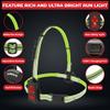 LUMEFIT Running Lights for Runners with Yellow Reflective Vest, Adjustable Beam Night Safety LED Chest Light Run, Dog Walking, and Jogging Gear, Rechargeable Headlamp Flashlight view 3