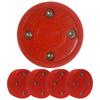 Better Biscuit The Solid Off-ice Hockey Puck - 4 Pack, Red view 1