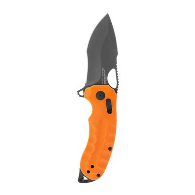 SOG KIKU XR LTE Lightweight Outdoor Ambidextrous Large-Format Folding Knife | CTS XHP Steel Blade | XR Locking Mechanism, Orange G10
