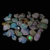 GovindStore Natural Fire Opal Rough Gemstone, Raw Crystals Gemstone, Ethiopian Opal Rock, Jewelry Making Supplies, Chakra Healing, Energy Stone, Meditation, Art-Crafts-DIY Stone, 25 carats, 4 to 5pcs view 1