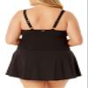 Anne Cole Signature Plus Size Live in Color Underwire Swim Dress, 16W, Navy view 3