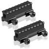 FENTUK Picatinny Riser Mounts, 1 Inch High Profile 8 Slots Picatinny Rail Riser Mount with See Through Design for Scopes Optics Red Dots Sights - 2 Pack view 2