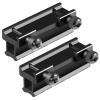 FENTUK Picatinny Riser Mounts, 1 Inch High Profile 8 Slots Picatinny Rail Riser Mount with See Through Design for Scopes Optics Red Dots Sights - 2 Pack view 4