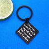 Auntie Uncle Gifts Keychain from Niece Aunt Uncle Jewelry for Christmas Birthday Thanksgiving Valentine's Day Gifts I Love How We Don't Have to Say Out Loud That I'm Your Favorite Niece Keyring view 3
