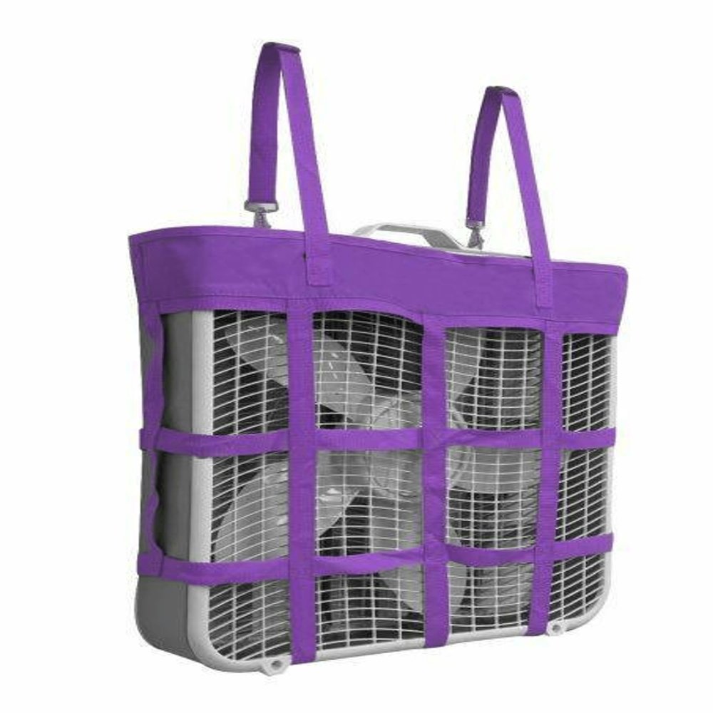 Gatsby Nylon Box Fan Holder Purple