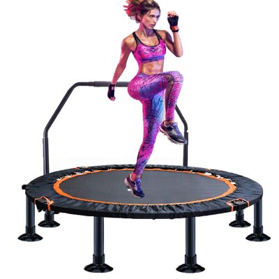 TXTC 40inch Mini Trampoline, Fitness Trampoline, Quiet Exercise Rebounder for Kids Adults Indoor/Garden Workout,Kids Trampoline for Play & Exercise Indoor (Color : Spring-B, Size : 40inch)