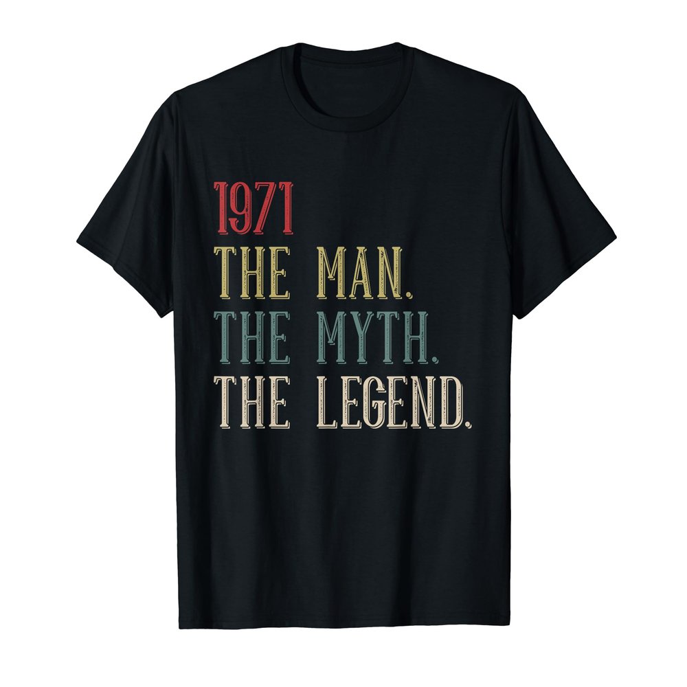 1971 Vintage 53 Year Old Bday Party Men Women 53rd Birthday T-Shirt