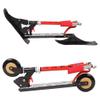 TGHY Snow Kick Scooter Easy Folding Snow Sled Ski Scooter Snowmobile Aluminum Alloy Snowboard Winter Gift for Boys and Girls,Red view 3