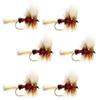 The Fly Fishing Place Royal Wulff Classic Trout Dry Fly Fishing Flies - Set of 6 Flies Size 10 view 1