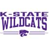 CornBorn K-State Infant Bodysuit - K-State Wildcats 3 Stripe Powercat - White - 6M view 2