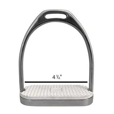AJ Tack Stainless Steel Fillis Stirrup Irons 4.25"