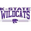 CornBorn K-State Baby Clothes - K-State Wildcats 3 Stripe Powercat - White - 12M view 2
