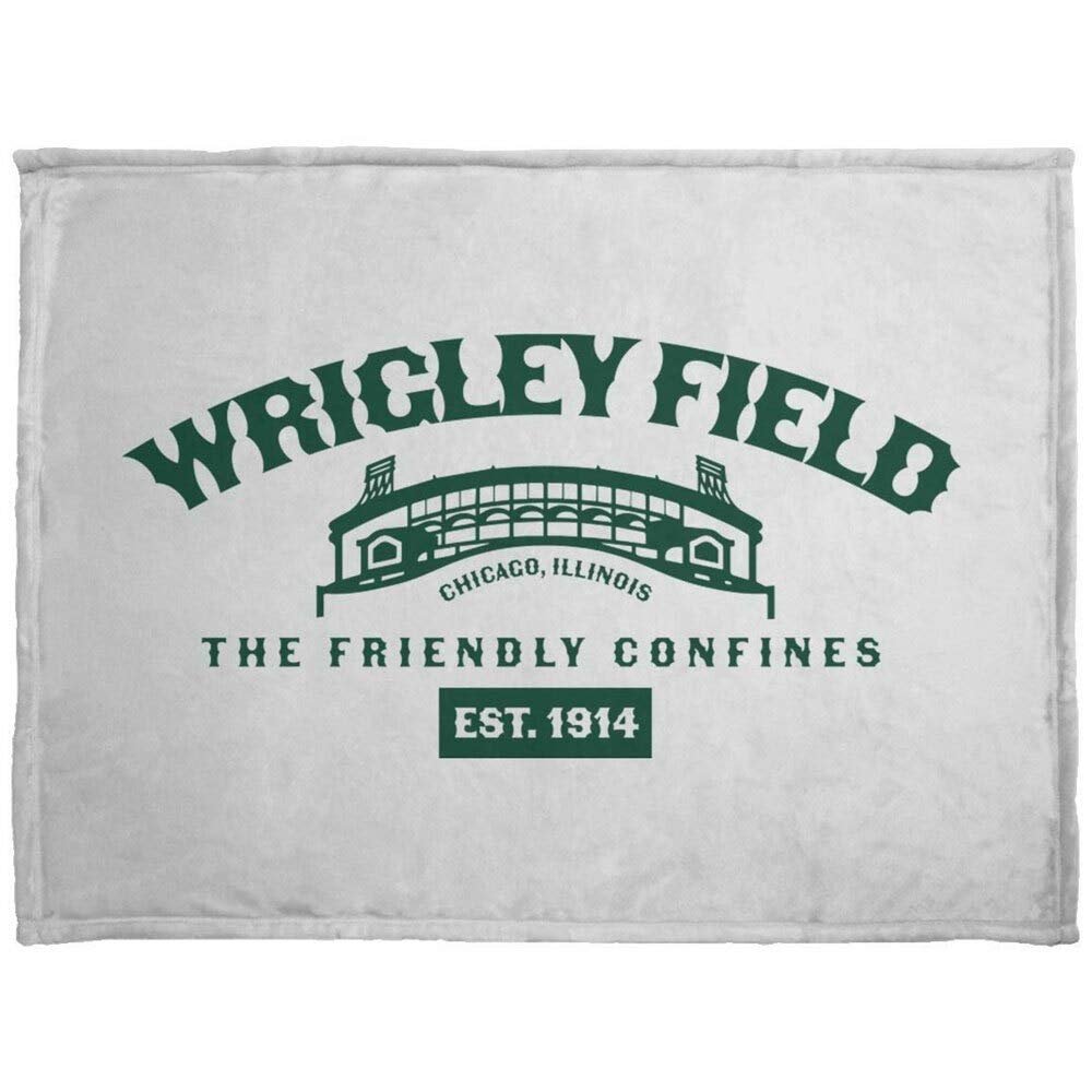 ThirtyFive55 Wrigley Field Cozy Plush Fleece Blanket