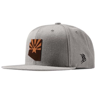 Branded Bills Arizona 48 Leather Heather Grey Classic, Lightweight, Comfortable Baseball Cap
