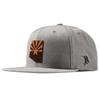 Branded Bills Arizona 48 Leather Heather Grey Classic, Lightweight, Comfortable Baseball Cap view 1