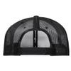 Branded Bills California 31 Tan Leather Black Curved Trucker, Lightweight, Comfortable Baseball Cap view 2