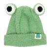 ABOOFAN Frog Hats for Kids Crochet Hat Frog Baby Winter Warm Knit Hat Infant Toddler Kid Crochet Beanie Cap (Green) view 2