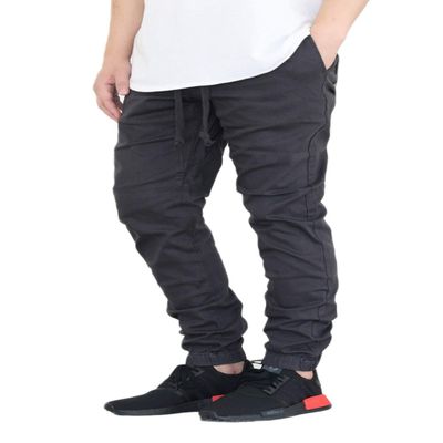 AIRNINE Men's Twill Cargo Jogger Pants (Charcoal_AP876, 3X-Large)