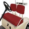 Bar Stool Covers 4 less Club Car Pre-2000 DS Golf Cart Front Replacement Seat Cover Set Made with Marine Grade Vinyl - Staple On Installation (Red) view 1