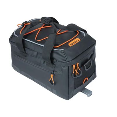 Basil Miles Tarpaulin trunkbag MIK, 7L, Black Orange