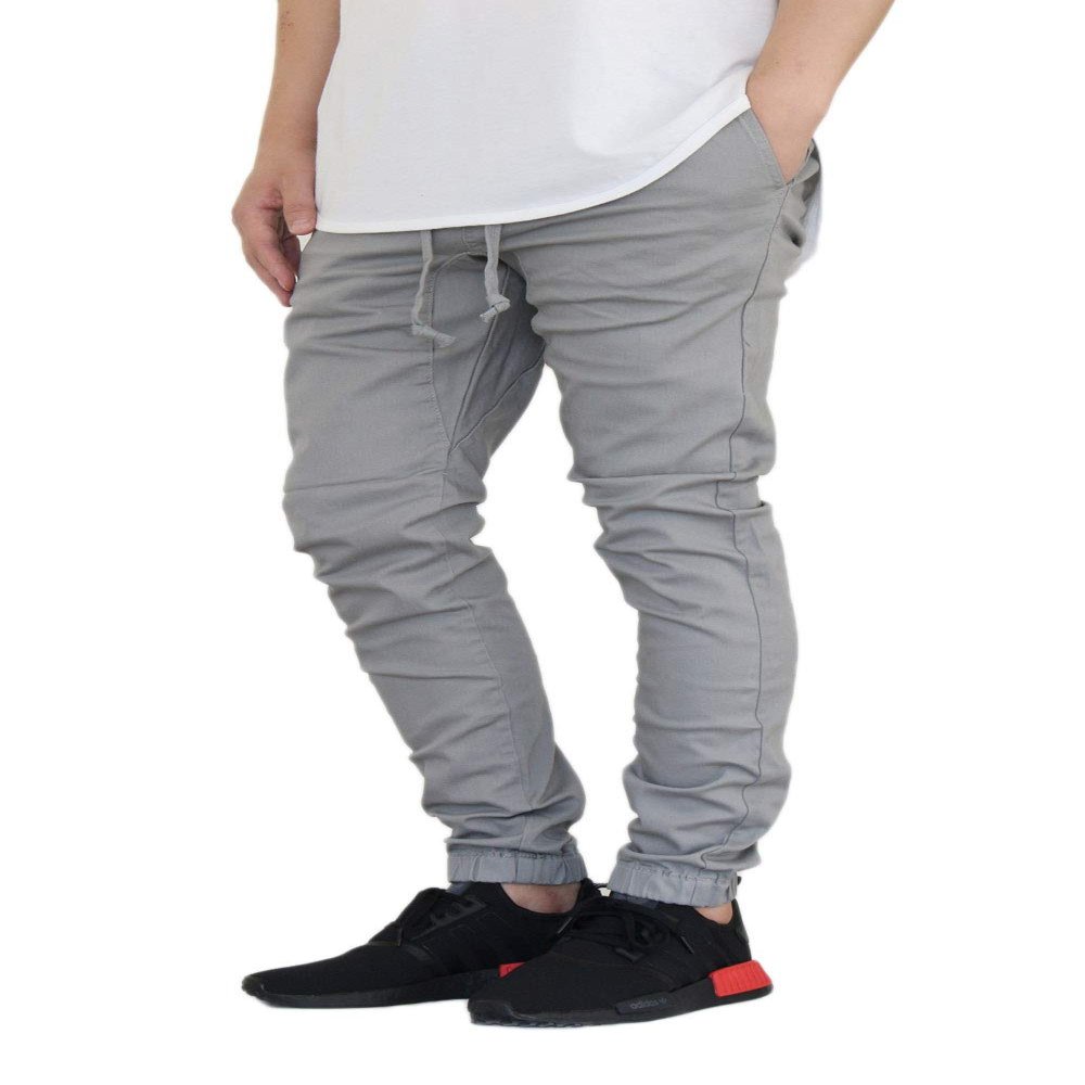 AIRNINE Men's Twill Cargo Jogger Pants (Grey_AP876, 5X-Large)