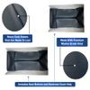 Bar Stool Covers 4 less Club Car Pre-2000 DS Golf Cart Front Replacement Seat Cover Set Made with Marine Grade Vinyl - Staple On Installation (Navy Blue) view 4