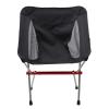 Daoyuan Folding Camping Chair Portable Lightweight with Backrest,Collapsible Fishing Stool Lightweight Waterproof for Traveling Hiking Beach Garden BBQ Sketch view 1
