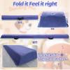 6FT/9FT Folding Balance Beam for Kids ages 3-39- Foldable Gymnastics Floor Beam,Anti-Slip ,Carrying Bag, Faux Suede Covered,EVA foam,Gymnastics Equipment for Kids Training At Home,School,Gym Center view 2