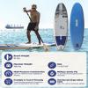Highpi 11ft Inflatable Stand Up Paddle Board for Youth and Adults  Wide Sup with Premium Accessories, Blow Up Paddleboard for Surfing, Fishing, Yoga & More view 2